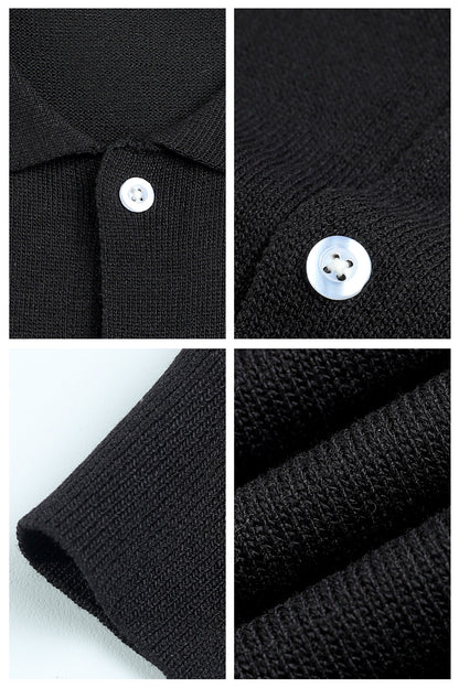 Polo Homme Coupe Slim - Manches Longues