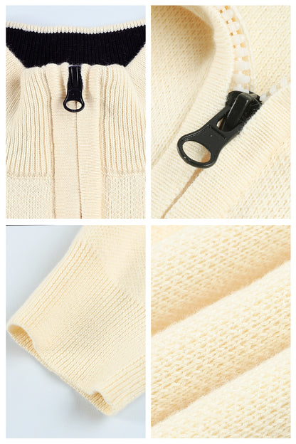 Men's Sweater Coat - Apricot