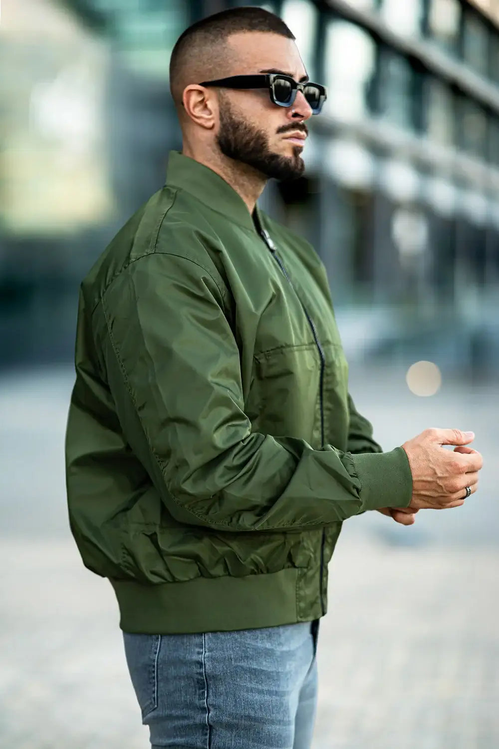 Mens Green Bomber Jackets Men s Army Green Bomber Jacket GINGTTO mens-green-bomber-jackets-men-s-army-green-bomber-jacket-gingtto