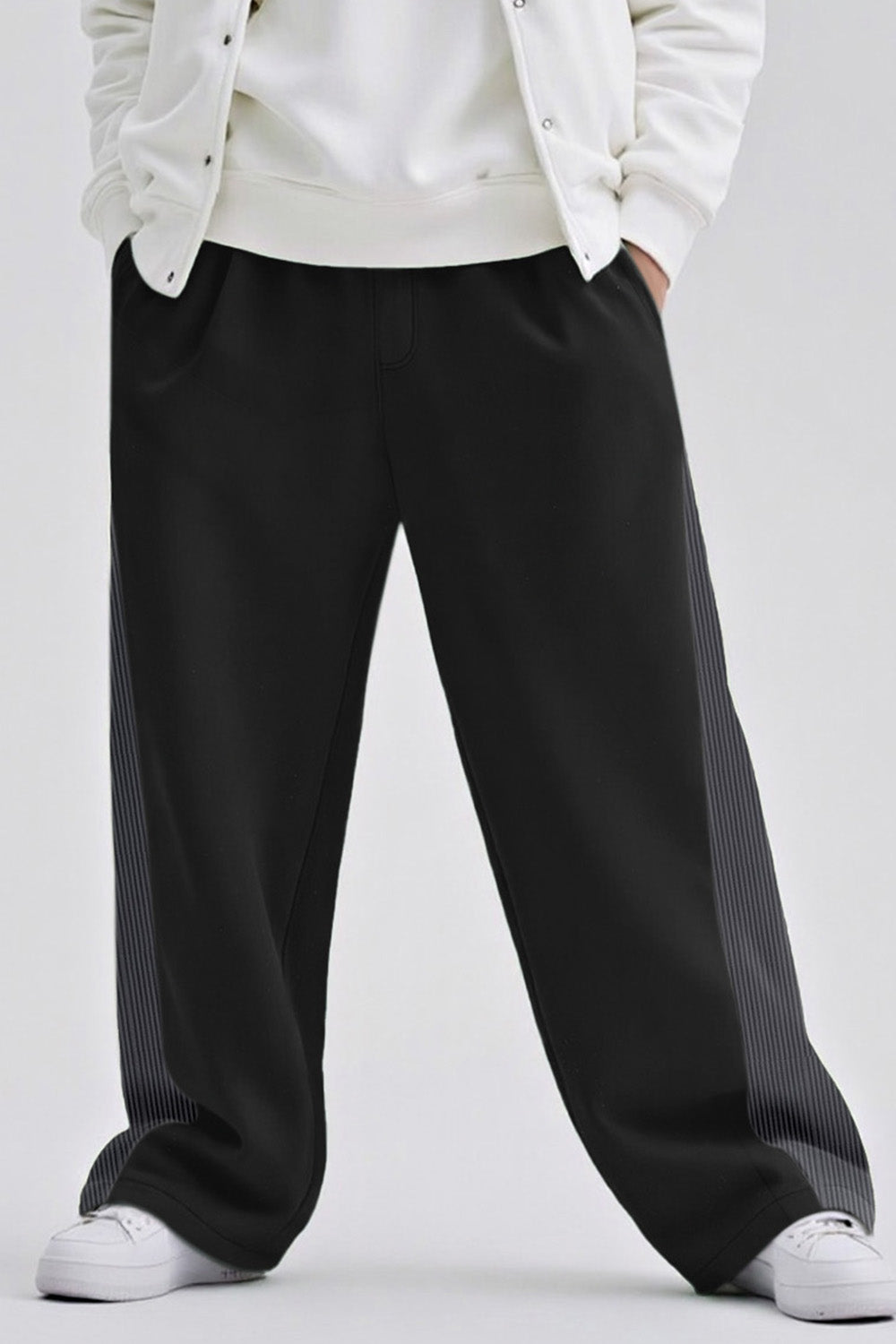 Mens Ultra-loose Casual Pant - Black