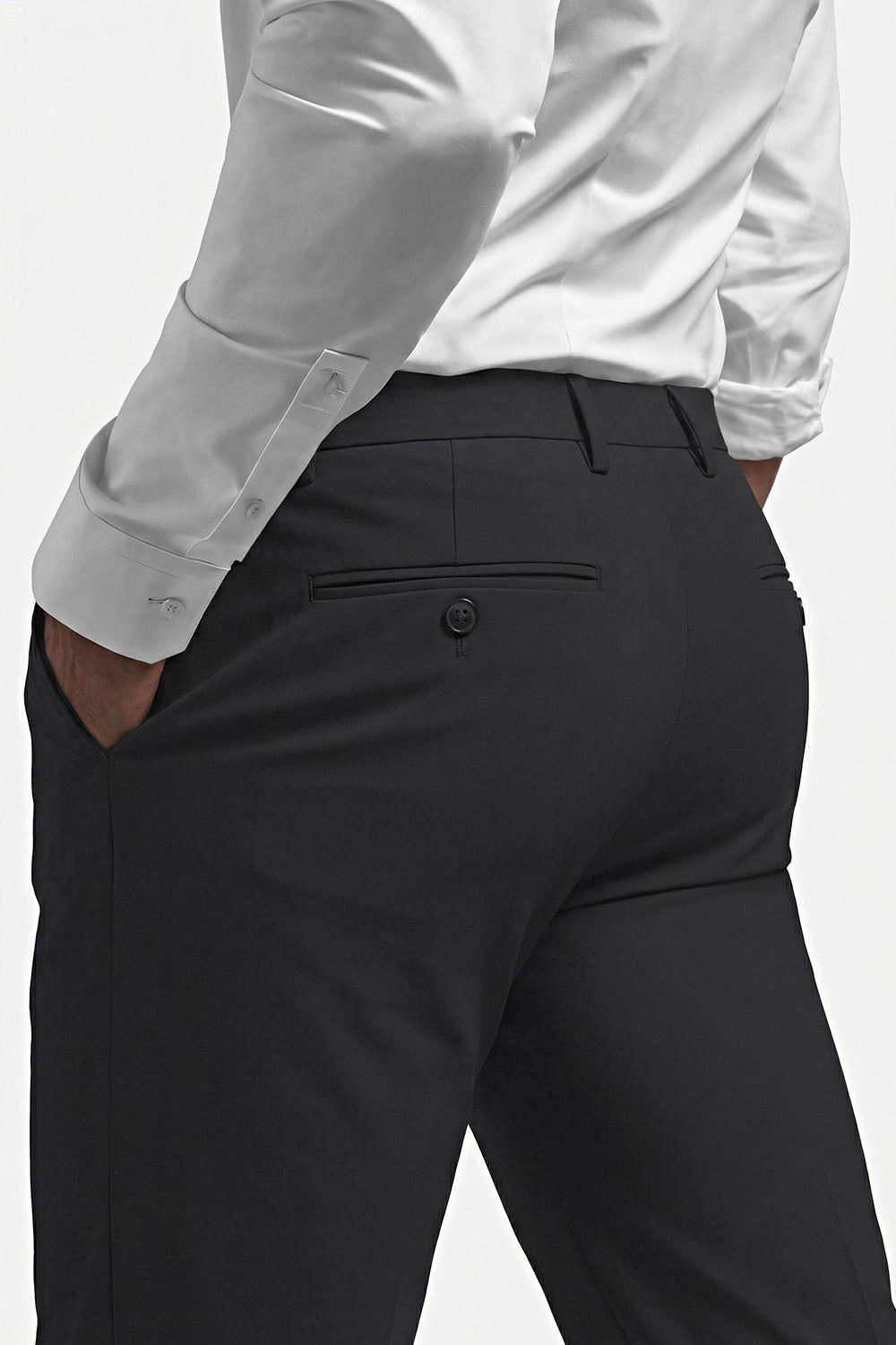 Pantalon extensible noir