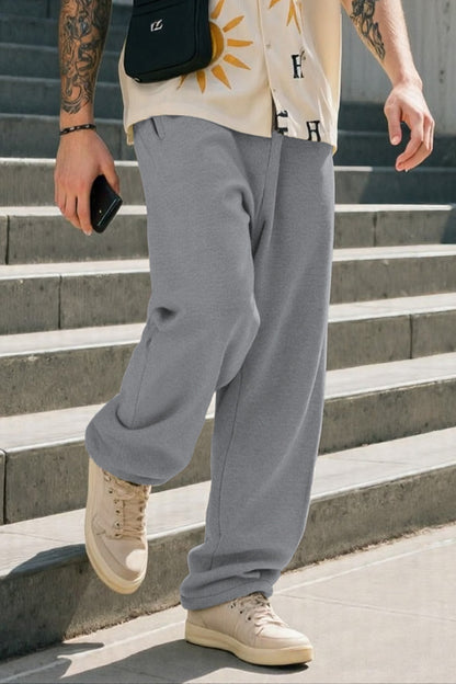 Mens Loose Casual Pant - Grey