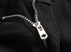 Men's fashion black jeans