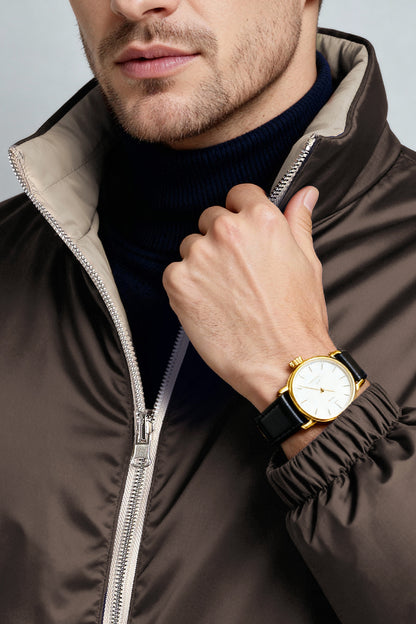 Men's Reversible Coat - Brown