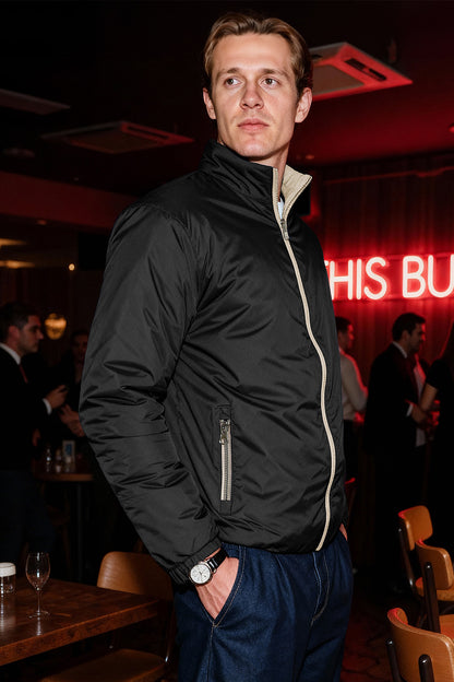 Men's Reversible Coat - Black