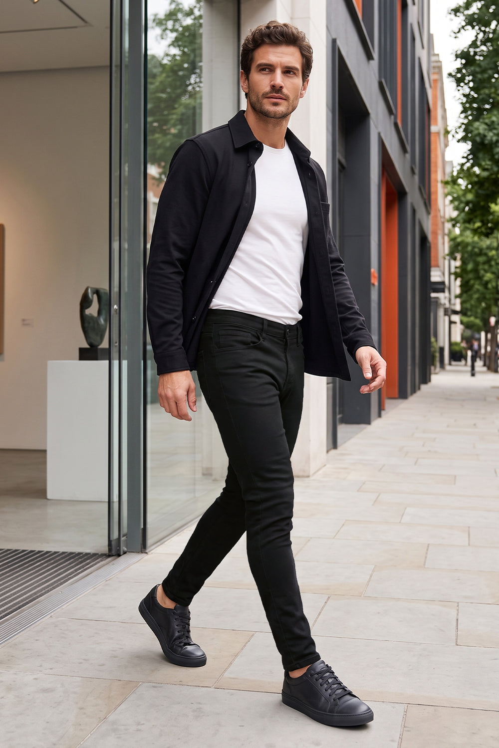Men's Stretch Skinny Jean - Black