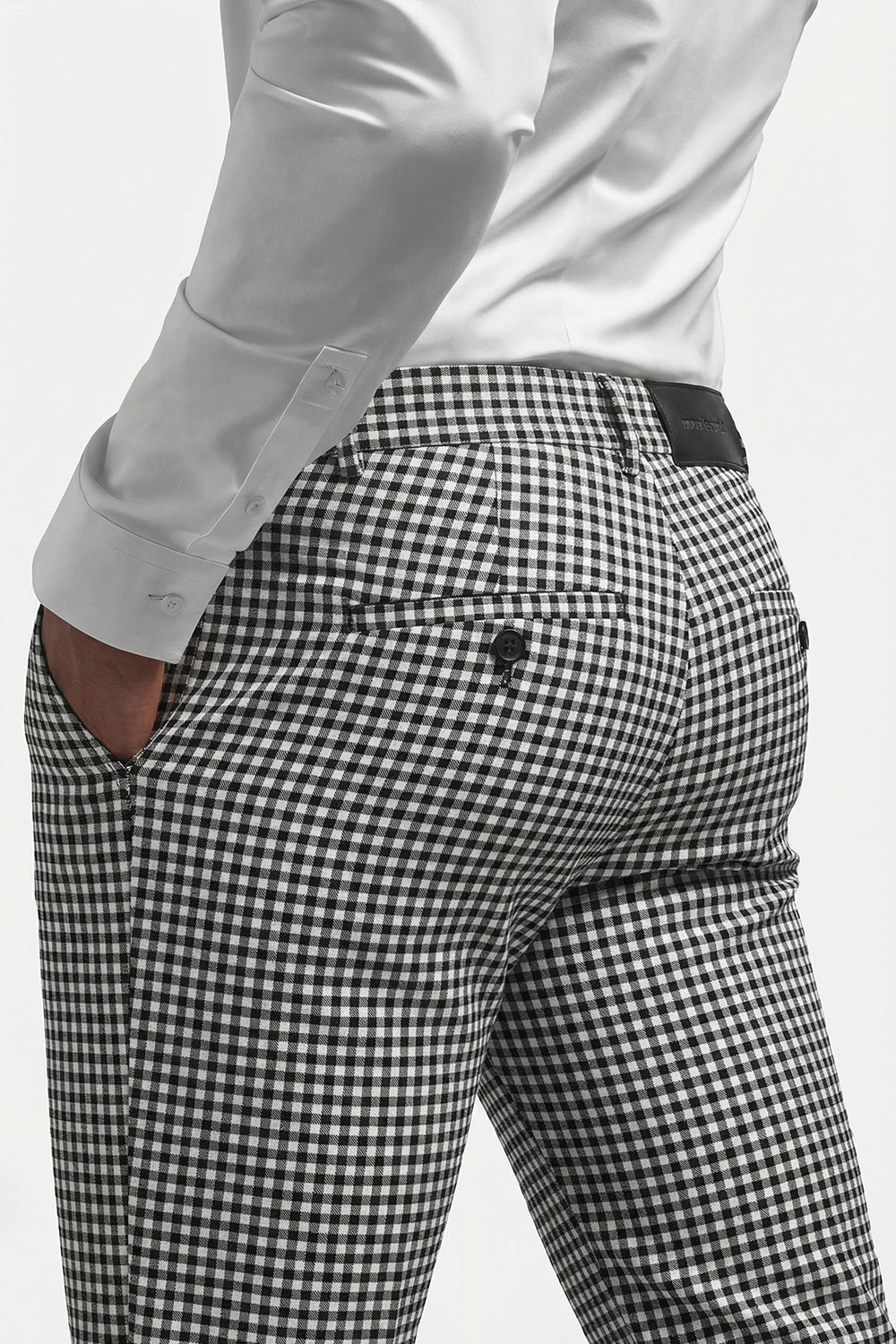 PANTALONES CHINOS SKINNY LATTICE HOMBRE