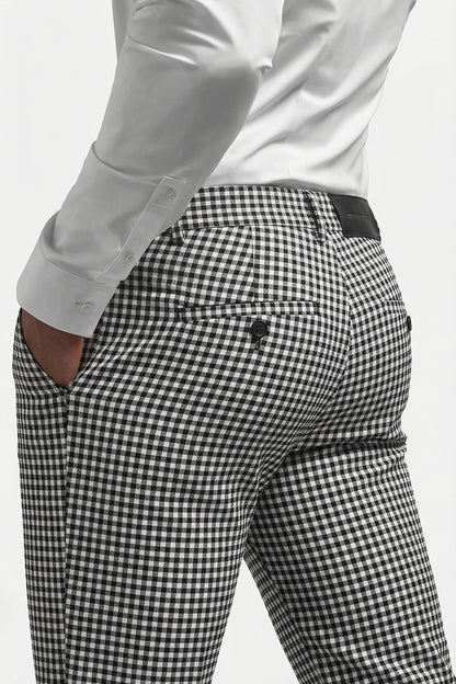 PANTALONES CHINOS SKINNY LATTICE HOMBRE