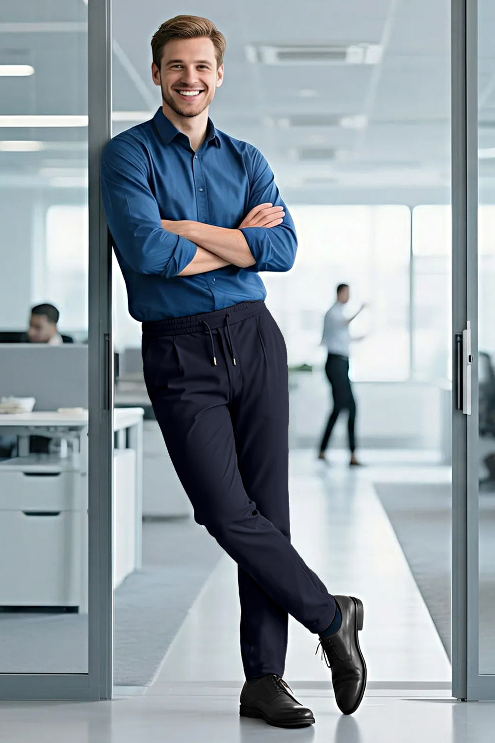 Men's Commuting 7*24 Pant - Dark Blue