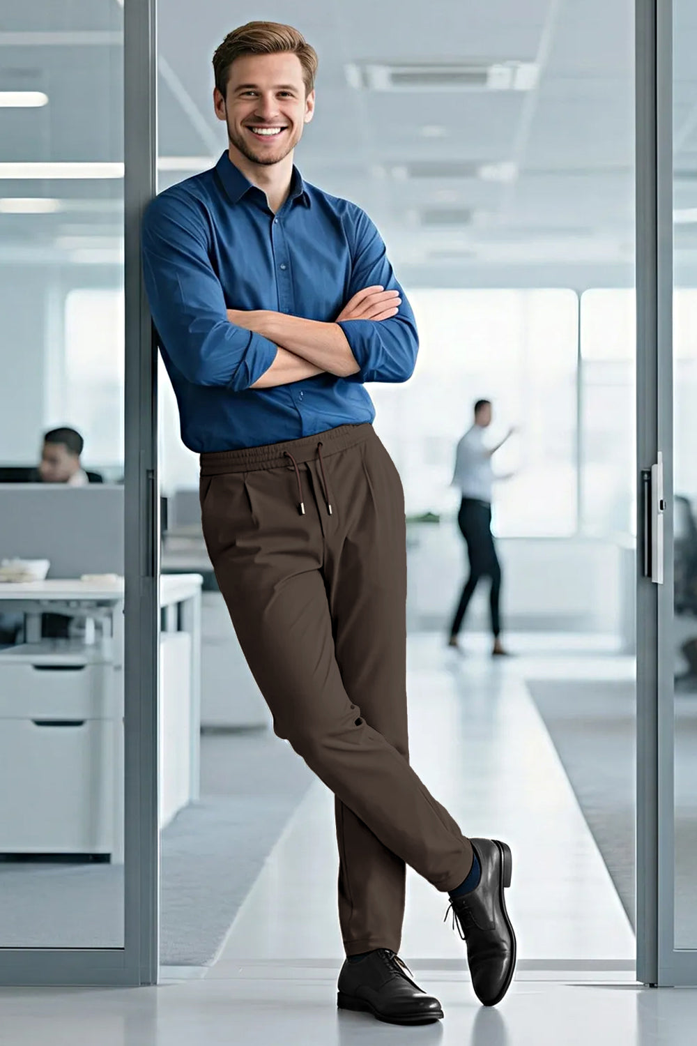 Men's Commuting 7*24 Pant - Dark Brown