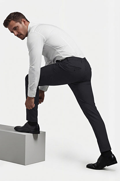 Pantalon extensible noir