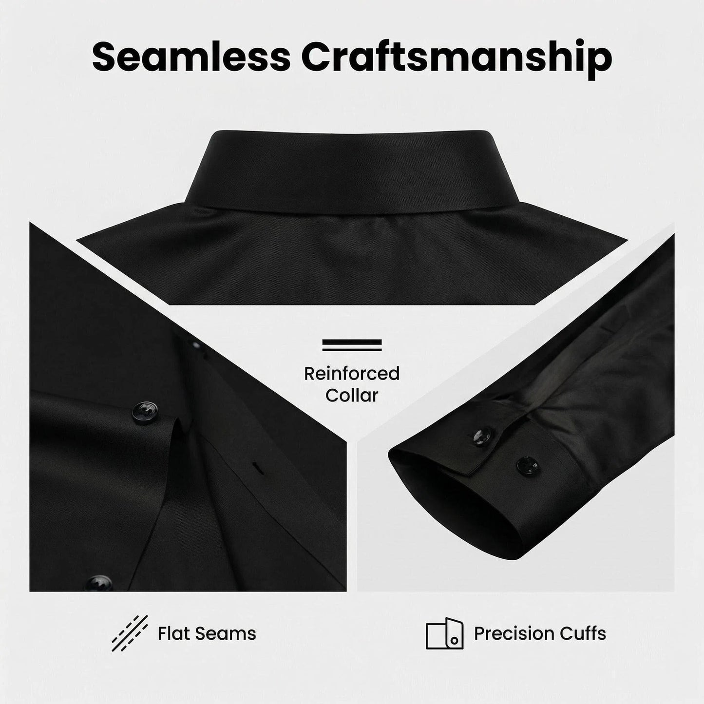 Men's Seamless Stretch Dress Shirt