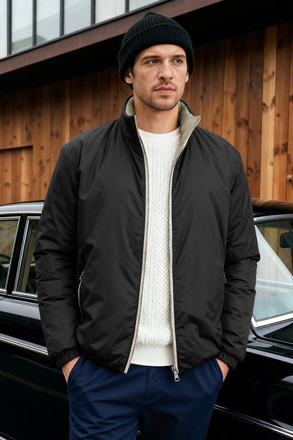 Men's Reversible Coat - Black