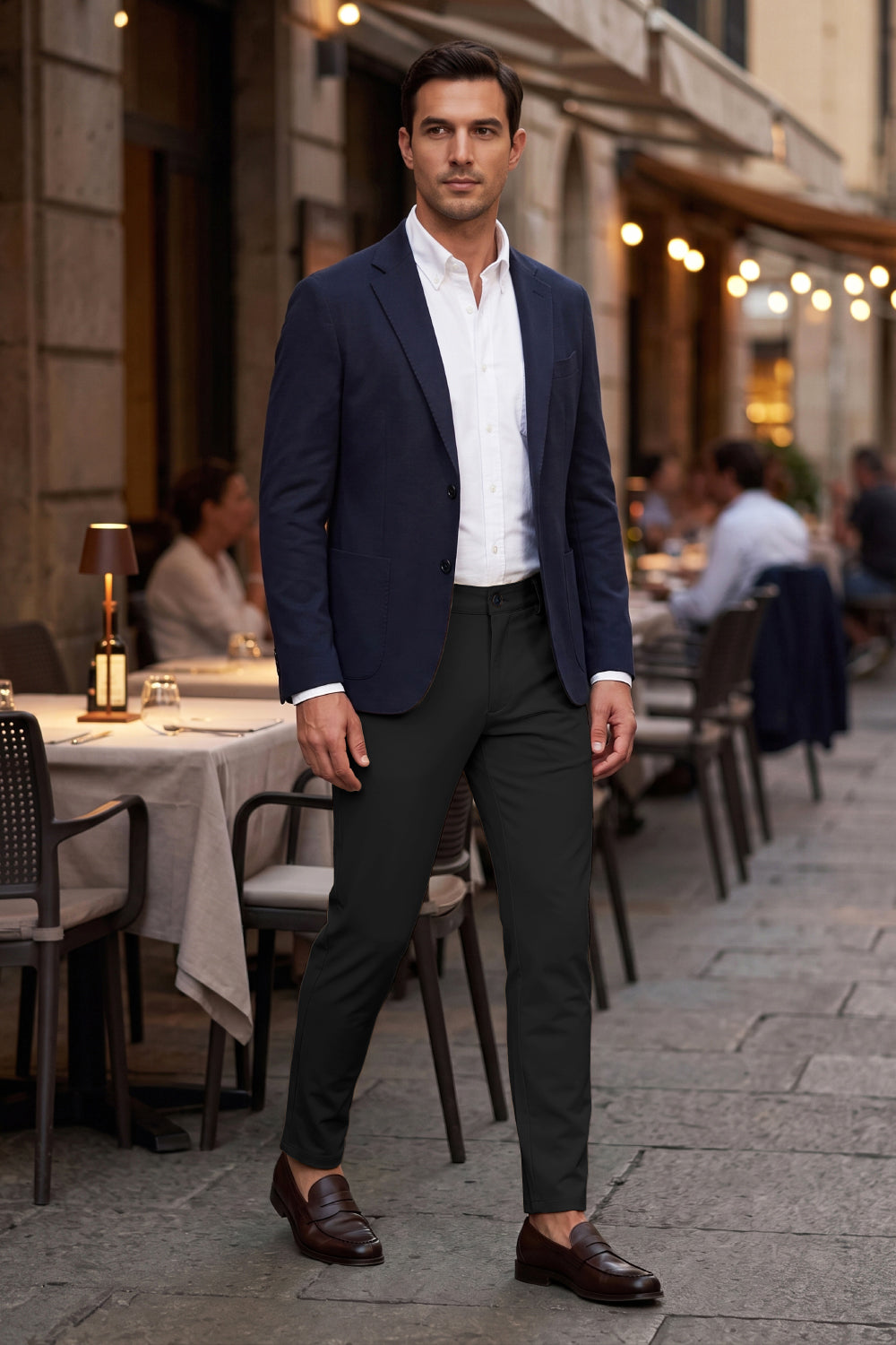 Men's Smart Modern Slim Tailored Pant