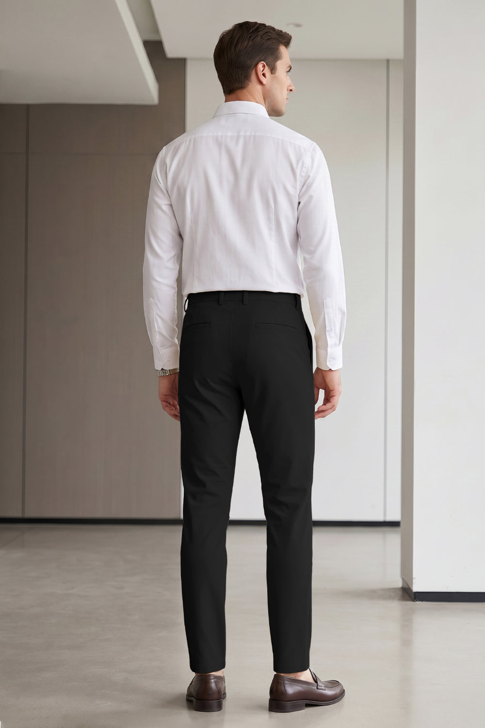 Men's Smart Modern Slim Tailored Pant