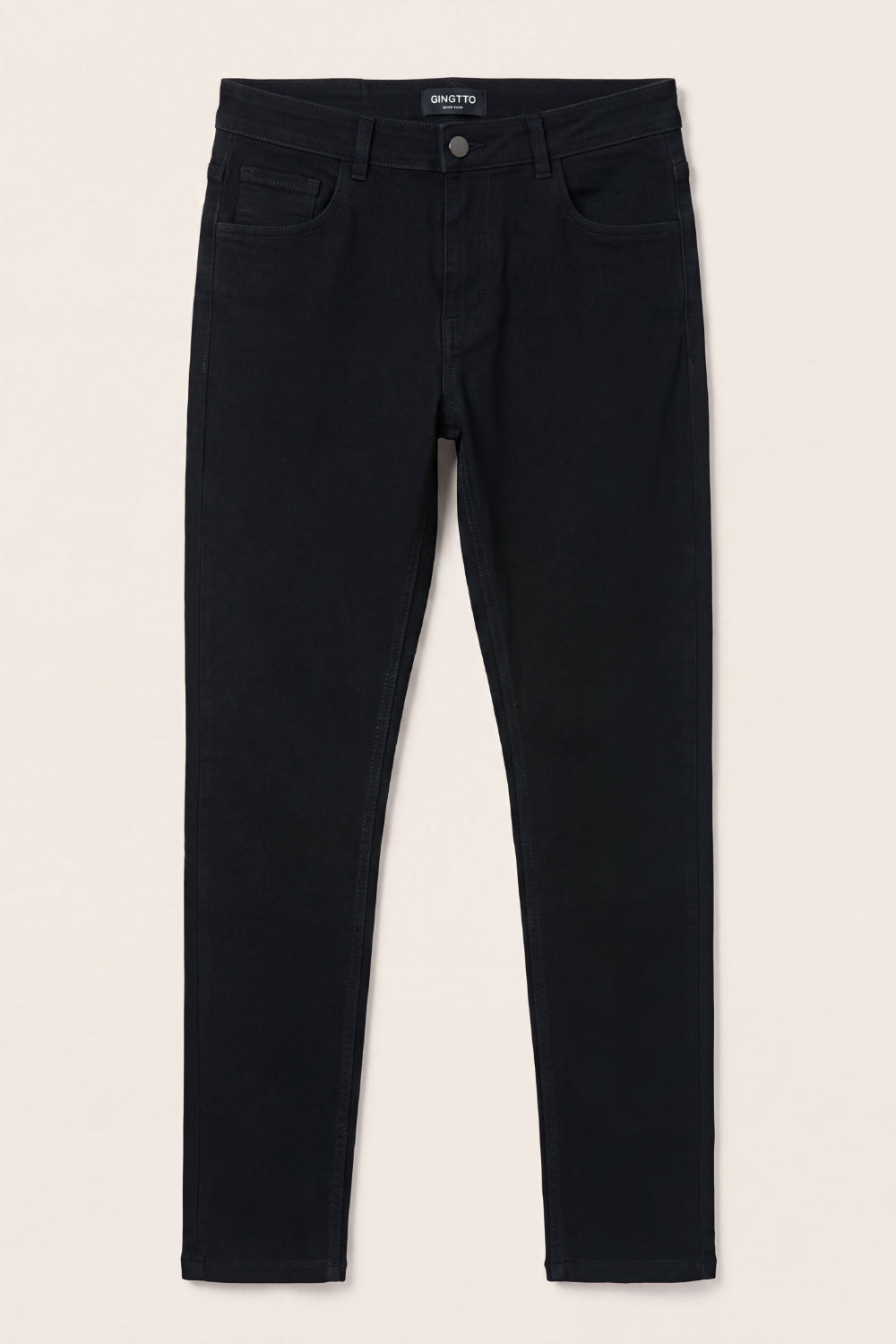 Schwarze Sculpt-Skinny-Jeans für Herren