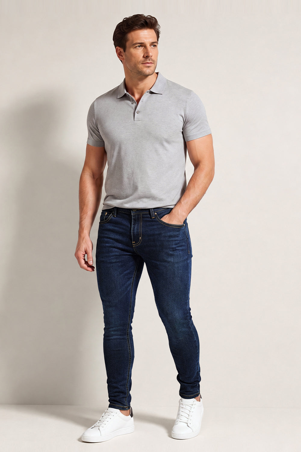 Muscle-Fit Skinny Jean - Blue