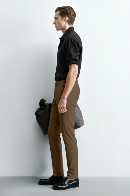 Men's Relaxed Fit Dress Pant - Camel