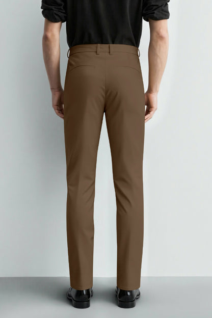 Men's Relaxed Fit Dress Pant - Camel