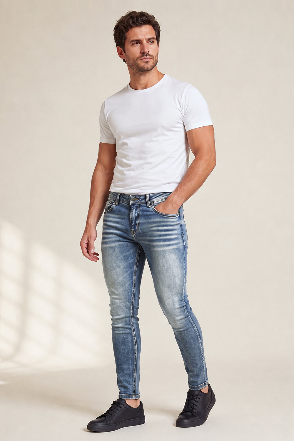 Men's Stretch Skinny Jean - Blue