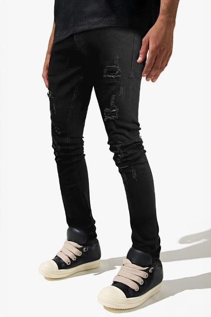 I migliori jeans skinny neri da uomo - Strappati