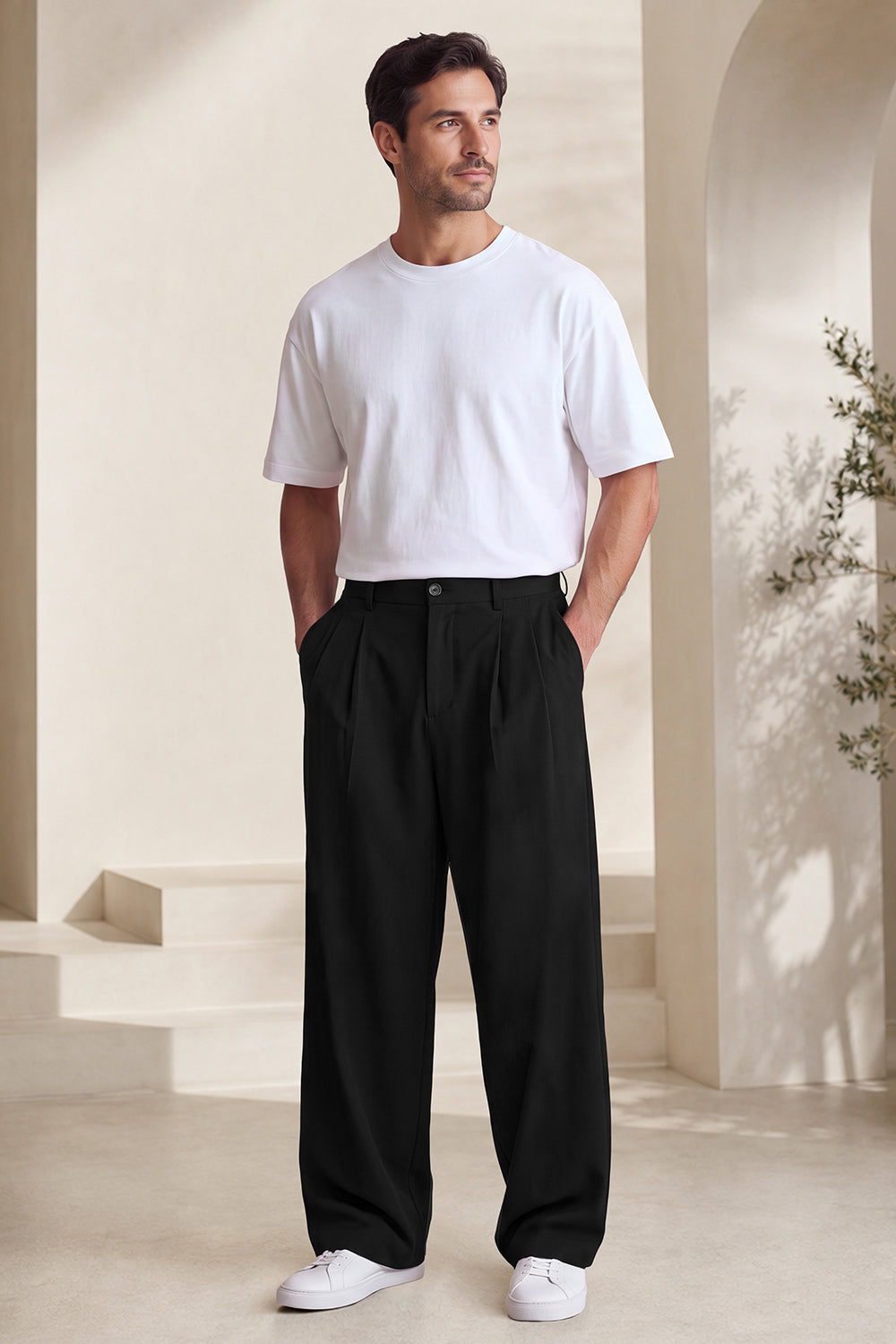 Men's Relaxed Baggy Pant - Black