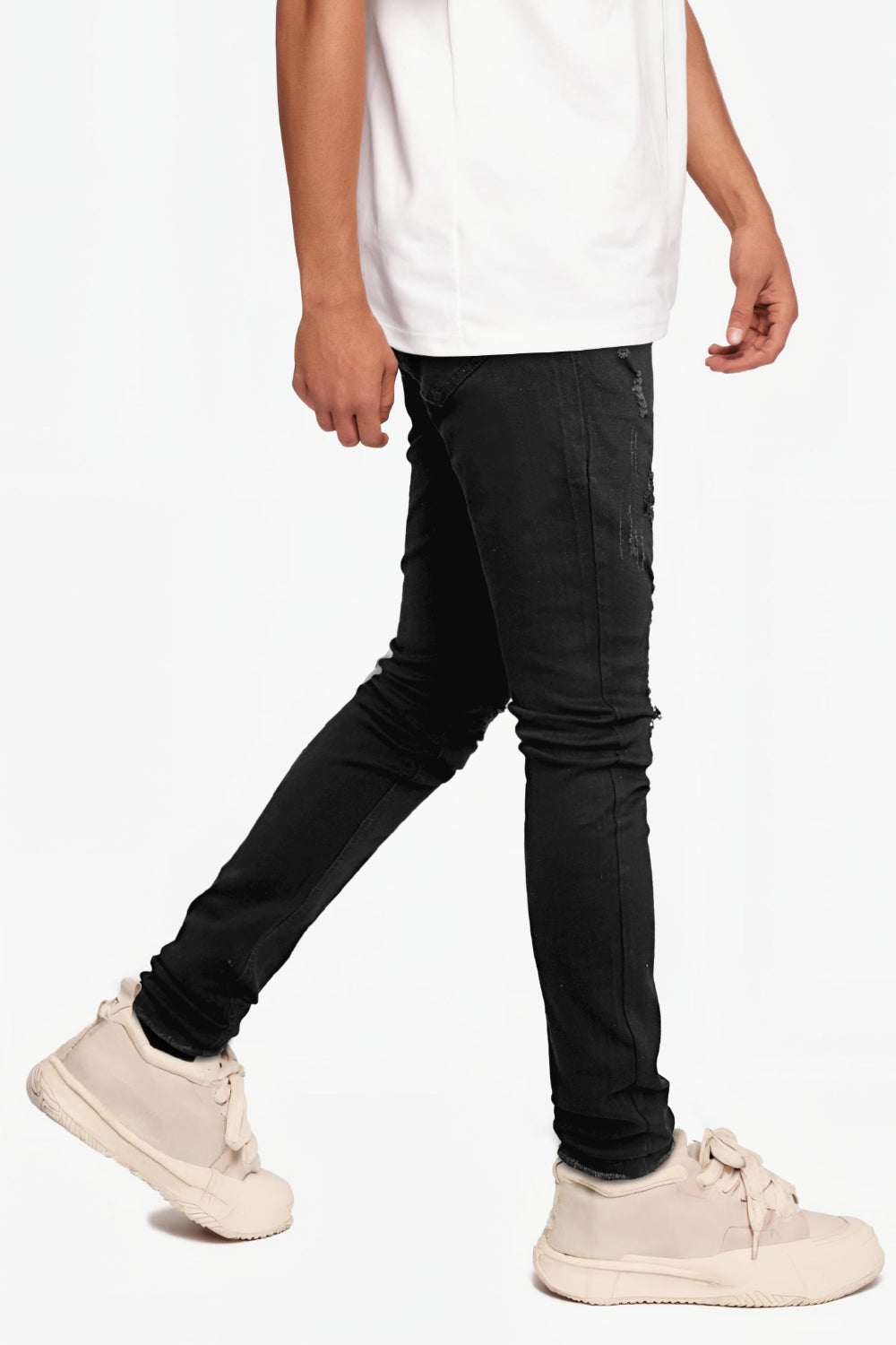 I migliori jeans skinny neri da uomo - Strappati
