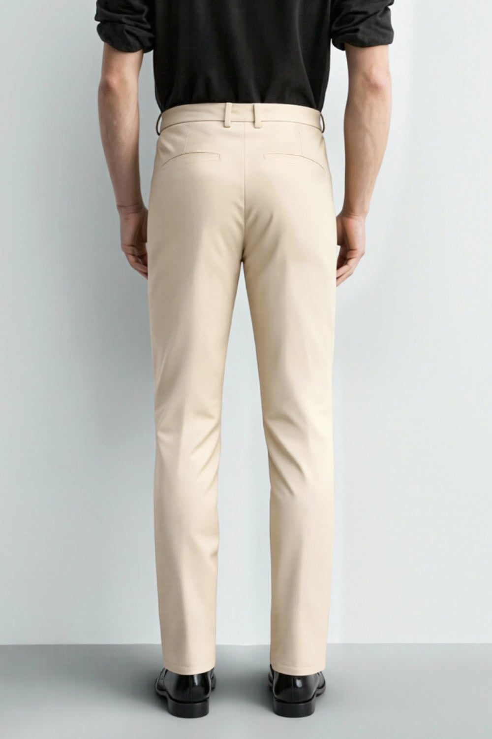Men's Relaxed Fit Dress Pant - Beige