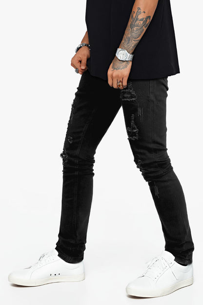 I migliori jeans skinny neri da uomo - Strappati
