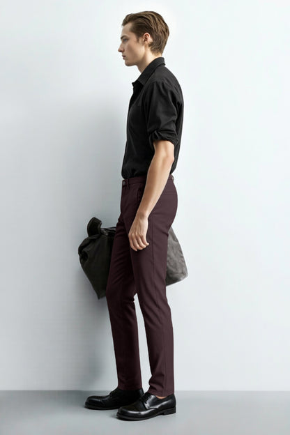 Men's Relaxed Fit Dress Pant - Brown