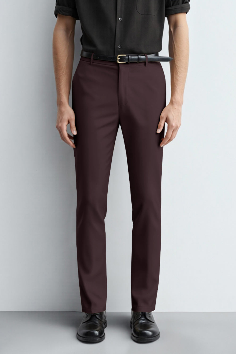 Men's Relaxed Fit Dress Pant - Brown