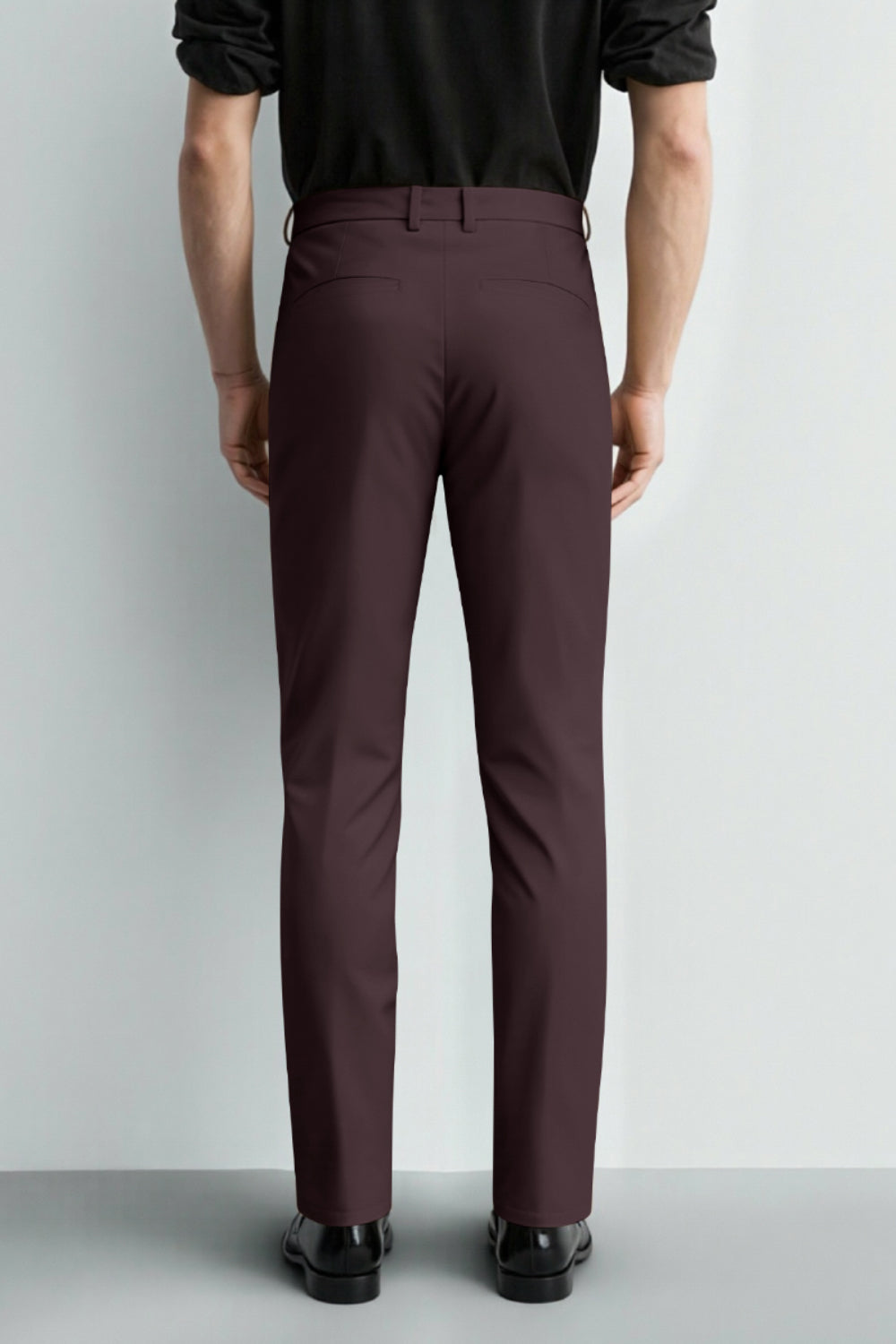 Men's Relaxed Fit Dress Pant - Brown