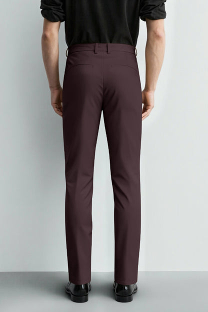 Men's Relaxed Fit Dress Pant - Brown