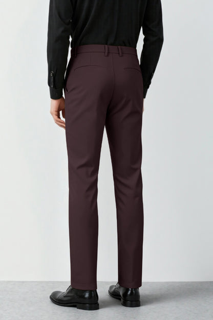 Men's Relaxed Fit Dress Pant - Brown
