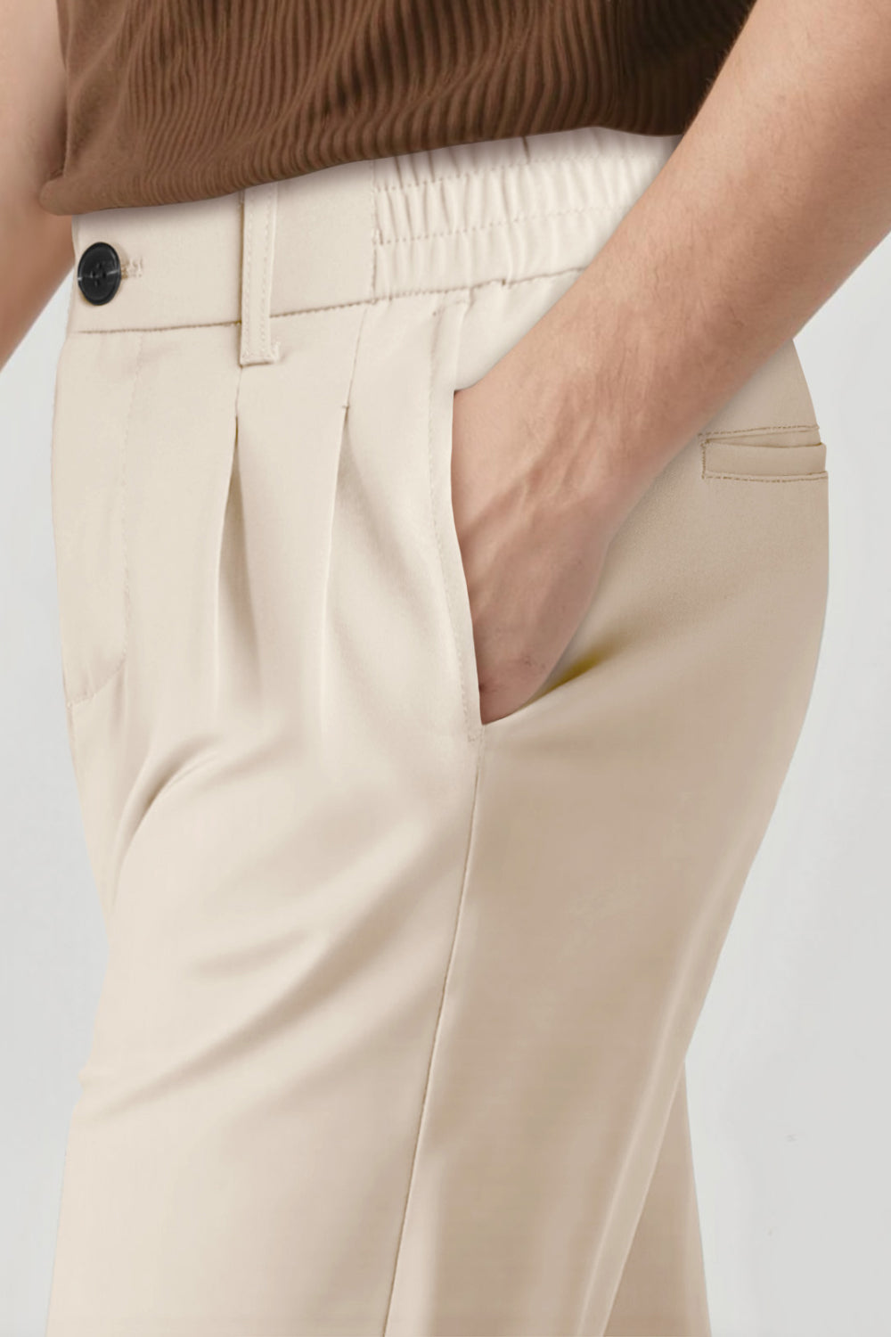 Men's Relaxed Fit Pant - Beige