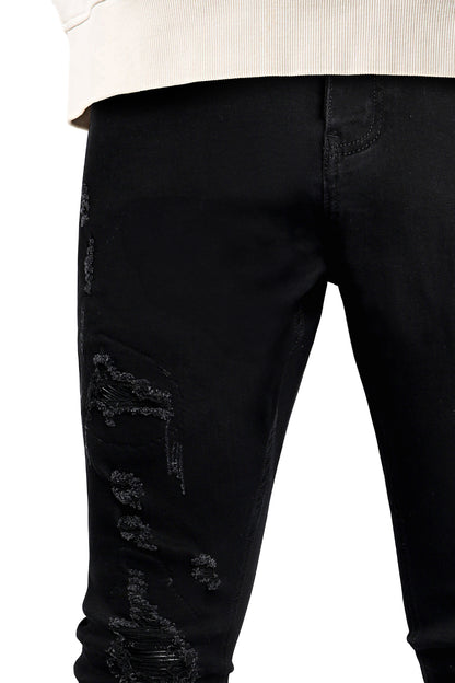 I migliori jeans skinny neri da uomo - Strappati