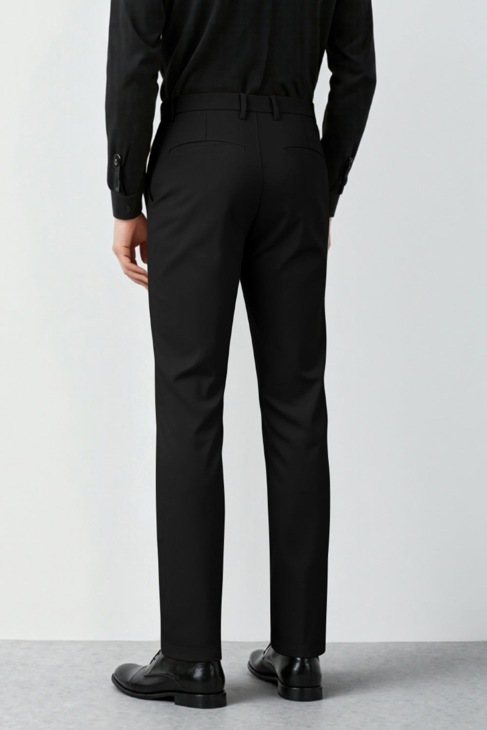 Men's Relaxed Fit Dress Pant - Black