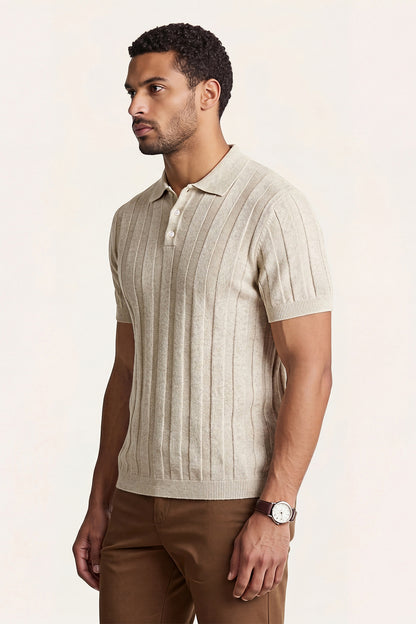 Hoogwaardig slim-fit poloshirt voor heren - grijs