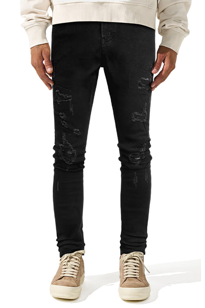 I migliori jeans skinny neri da uomo - Strappati
