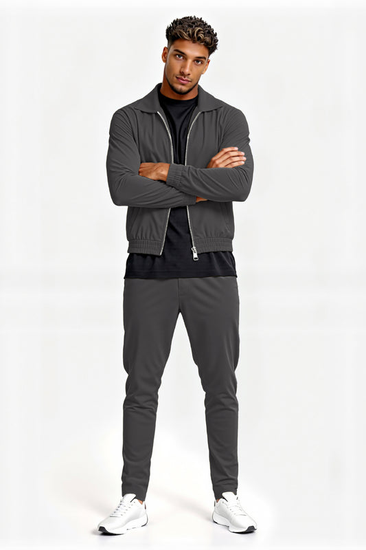 Men's Casual Set - Dark Grey