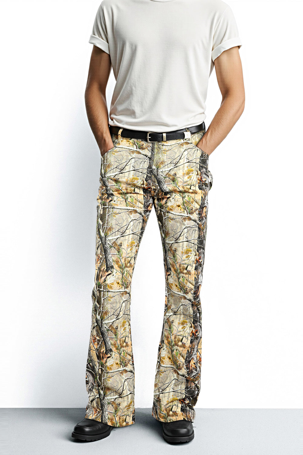 Men's Flared Jean - Printed