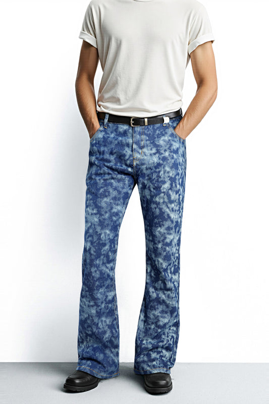 Men's Flared Jean - Blue