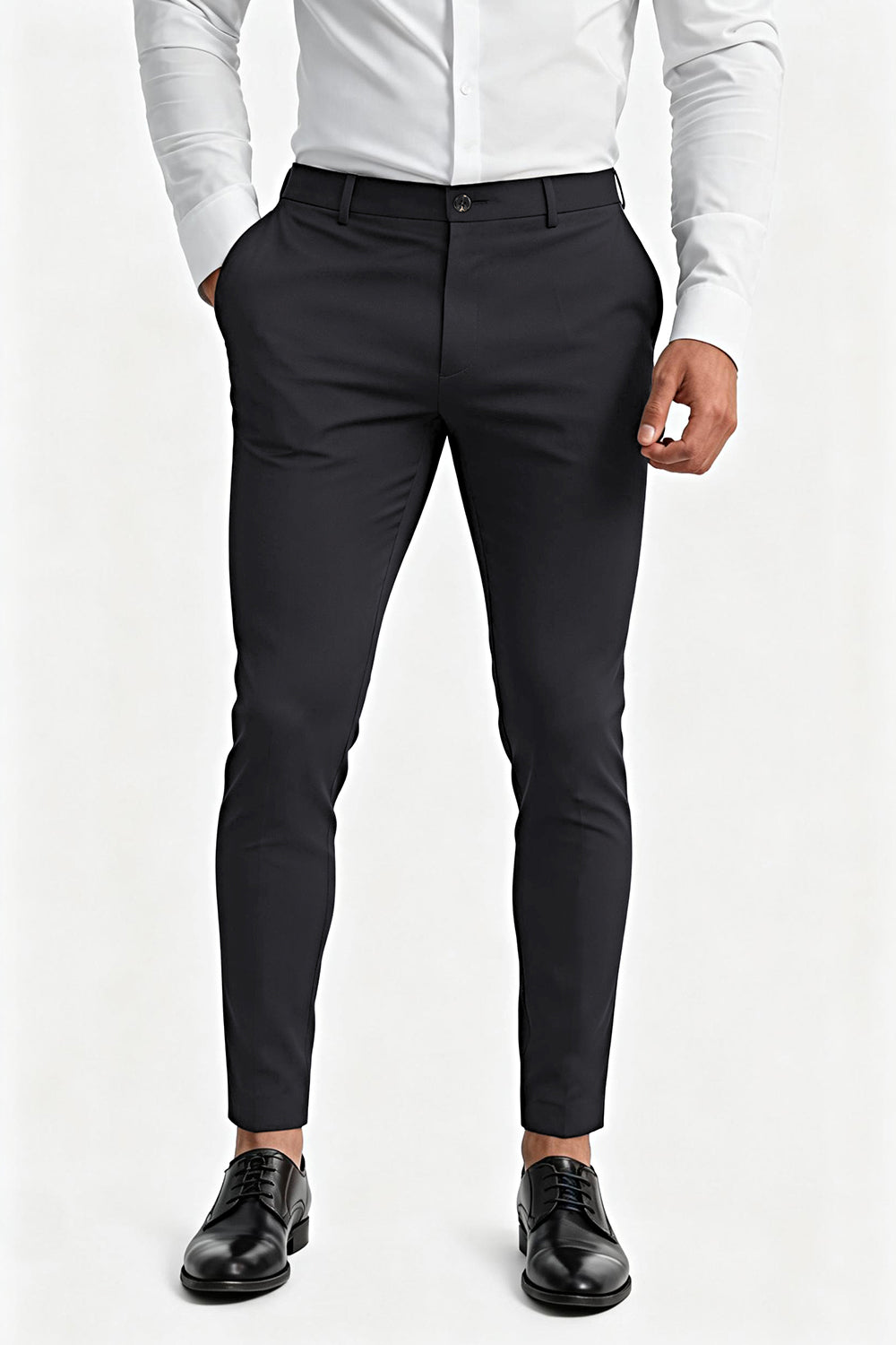 Pantalon extensible noir