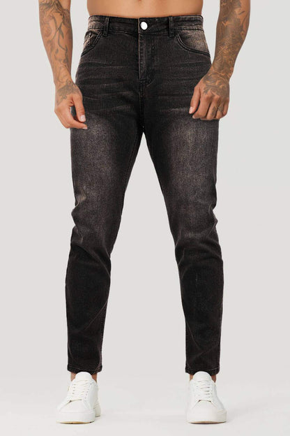 Men's Stretch Slim Fit Jean - Washed Black