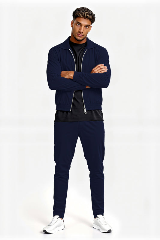 Men's Casual Set - Navy Blue