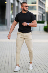 Super Skinny Chino Pants - Beige