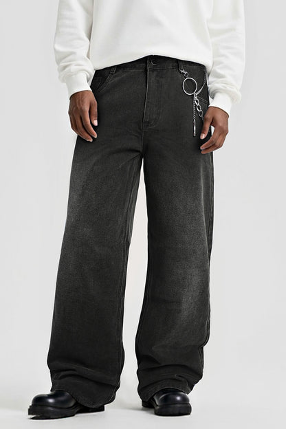 Men's Fashion Loose Jean - Black