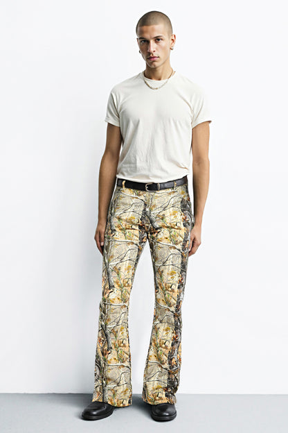 Men's Flared Jean - Printed