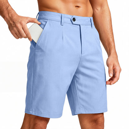 Mens Casual Chino Short - Sky Blue