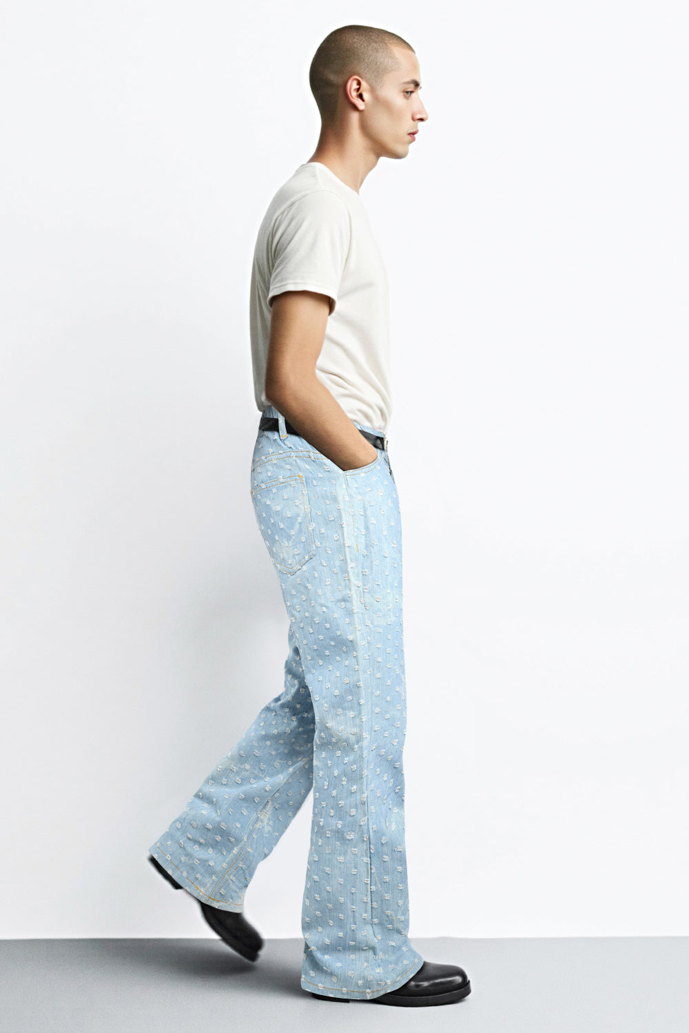 Men's Loose Jean - Light Blue